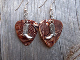 CLEARANCE Cowboy Boot Charm Guitar Pick Earrings - Pick Your Color