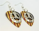 CLEARANCE Cowboy Boot and Horseshoe Charm Guitar Pick Earrings - Pick Your Color