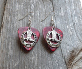 CLEARANCE Cowboy Boot and Horseshoe Charm Guitar Pick Earrings - Pick Your Color
