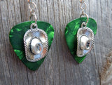 CLEARANCE Cowboy Hat Charm Guitar Pick Earrings - Pick Your Color