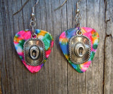 CLEARANCE Cowboy Hat Charm Guitar Pick Earrings - Pick Your Color