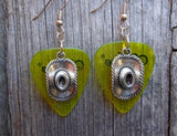 CLEARANCE Cowboy Hat Charm Guitar Pick Earrings - Pick Your Color
