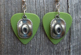 CLEARANCE Cowboy Hat Charm Guitar Pick Earrings - Pick Your Color