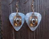 CLEARANCE Cowboy Hat Charm Guitar Pick Earrings - Pick Your Color