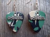 Cowgirl Charm Guitar Pick Earrings - Pick Your Color