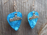 Cowgirl Charm Guitar Pick Earrings - Pick Your Color