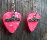 Cowgirl Charm Guitar Pick Earrings - Pick Your Color