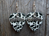 Cowgirl Charm Guitar Pick Earrings - Pick Your Color
