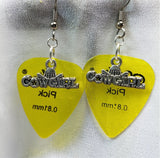 Cowgirl Charm Guitar Pick Earrings - Pick Your Color