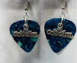 Cowgirl Charm Guitar Pick Earrings - Pick Your Color