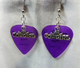 Cowgirl Charm Guitar Pick Earrings - Pick Your Color