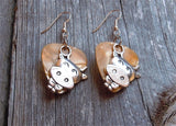 Cow Charm Guitar Picks Earrings - Pick Your Color