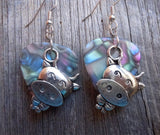 Cow Charm Guitar Picks Earrings - Pick Your Color