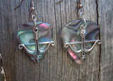 CLEARANCE Crossbow Charm Guitar Pick Earrings - Pick Your Color