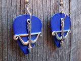 CLEARANCE Crossbow Charm Guitar Pick Earrings - Pick Your Color
