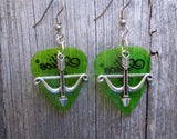 CLEARANCE Crossbow Charm Guitar Pick Earrings - Pick Your Color