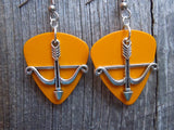 CLEARANCE Crossbow Charm Guitar Pick Earrings - Pick Your Color