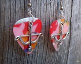 CLEARANCE Crossbow Charm Guitar Pick Earrings - Pick Your Color