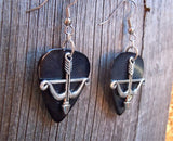 CLEARANCE Crossbow Charm Guitar Pick Earrings - Pick Your Color