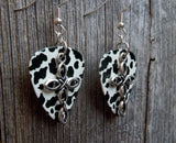 Cross Charm Guitar Pick Earrings - Pick Your Color