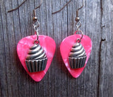 Large Cupcake Guitar Pick Earrings - Pick Your Color