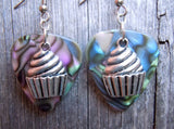 Large Cupcake Guitar Pick Earrings - Pick Your Color