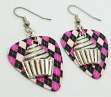 Large Cupcake Guitar Pick Earrings - Pick Your Color