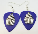 Large Cupcake Guitar Pick Earrings - Pick Your Color