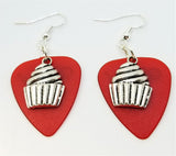 Large Cupcake Guitar Pick Earrings - Pick Your Color