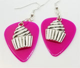 Large Cupcake Guitar Pick Earrings - Pick Your Color