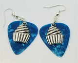 Large Cupcake Guitar Pick Earrings - Pick Your Color