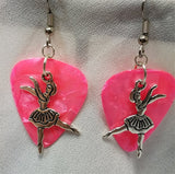 CLEARANCE Dancer Charm Guitar Pick Earrings - Pick Your Color