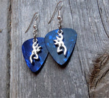 CLEARANCE Browning Deer Head Charm Guitar Pick Earrings - Pick Your Color
