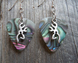 CLEARANCE Browning Deer Head Charm Guitar Pick Earrings - Pick Your Color