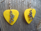 CLEARANCE Browning Deer Head Charm Guitar Pick Earrings - Pick Your Color