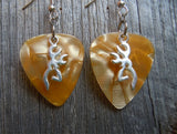 CLEARANCE Browning Deer Head Charm Guitar Pick Earrings - Pick Your Color