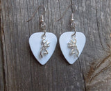 CLEARANCE Browning Deer Head Charm Guitar Pick Earrings - Pick Your Color