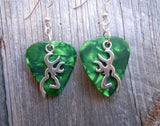 CLEARANCE Browning Deer Large Charm Guitar Pick Earrings - Pick Your Color