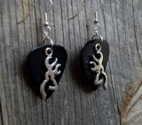 CLEARANCE Browning Deer Large Charm Guitar Pick Earrings - Pick Your Color