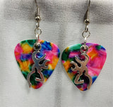 CLEARANCE Browning Deer Large Charm Guitar Pick Earrings - Pick Your Color