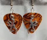 CLEARANCE Browning Deer Large Charm Guitar Pick Earrings - Pick Your Color