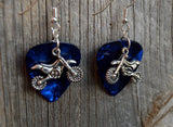 Dirt Bike Charm Earrings - Pick Your Color