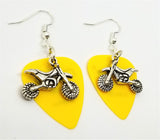 Dirt Bike Charm Earrings - Pick Your Color