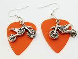 Dirt Bike Charm Earrings - Pick Your Color