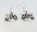 Dirt Bike Charm Earrings - Pick Your Color