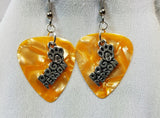 CLEARANCE Dog Person Charm Guitar Pick Earrings - Pick Your Color