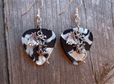 CLEARANCE Dragon Charm Guitar Pick Earrings - Pick Your Color