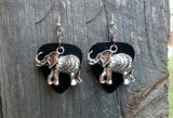 Elephant Charm Guitar Pick Earrings - Pick Your Color