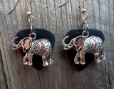 Elephant Charm Guitar Pick Earrings - Pick Your Color