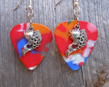 CLEARANCE Koi Fish Charm Guitar Pick Earrings - Pick Your Color